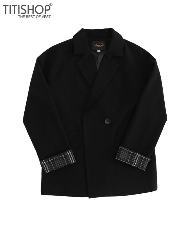 Áo Blazer Nữ Titishop BNN501 Đen