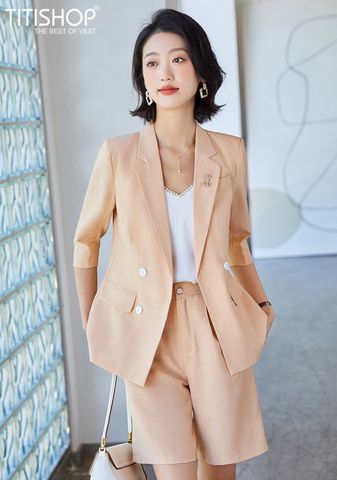 Áo Blazer Nữ Mix Quần Short ( Đặt 7 Ngày )