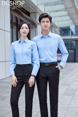 Đồng Phục Sơ Mi Titishop (90% Sợi Polyester )