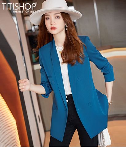 Áo Blazer Nữ Titishop BNN601(S-4XL)