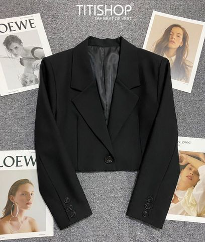 Áo Blazer Croptop Titishop ( S-XL)