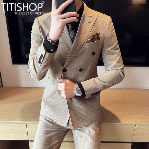 Áo Blazer Nam Qúy Ông Titishop ( M-5XL)