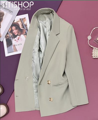 Áo Blazer Nữ TiTiShop BNN514 Xanh