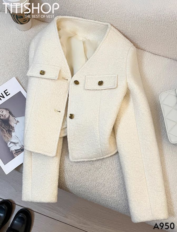 Áo Khoác TWEED Nữ TITISHOP (S-XL)