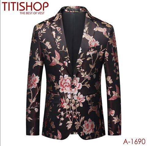 Áo Vest  Hoa Văn TITISHOP ( Đặt 5-7 Ngày )