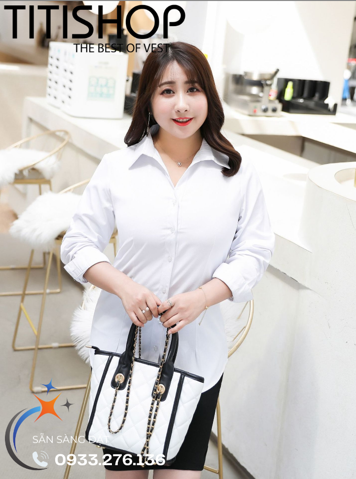 Áo Sơ Mi Nữ Big Size Titishop (XL-10XL)