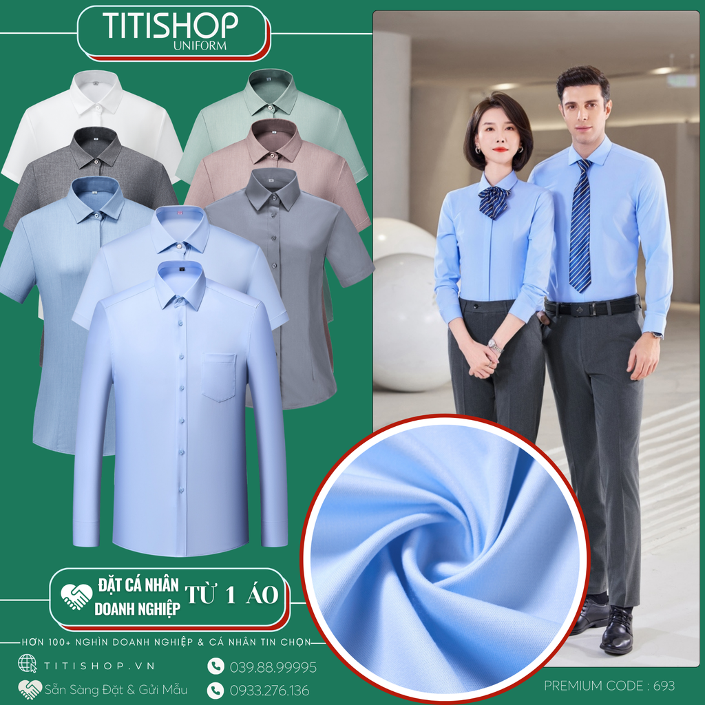 ĐP Sơ Mi TITISHOP Premium KSL693