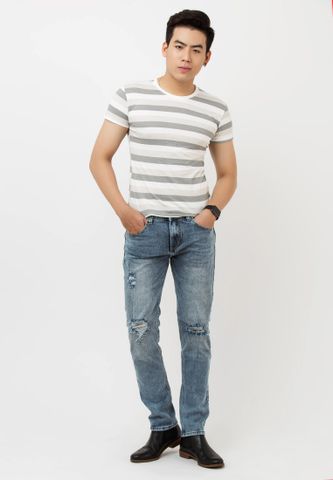 Quần jean Nam TITISHOP QJ182 WAX RÁCH