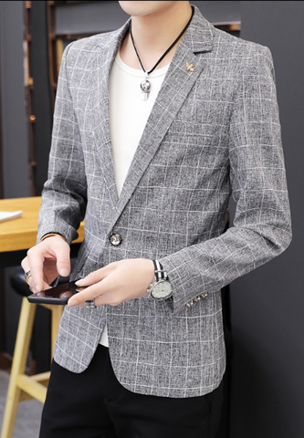 Áo vest Nam Titishop VN315 Sọc Xám Áo vest Nam Titishop VN315 Sọc Xám