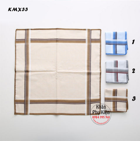 Khăn mùi xoa, khăn tay nam (KMX33)