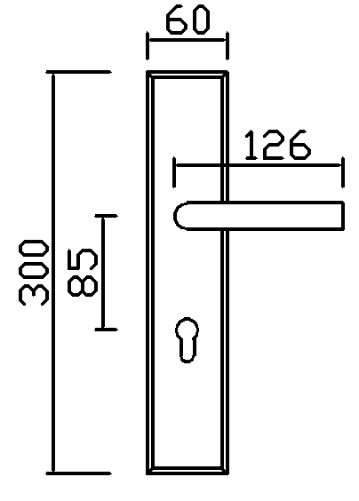 KHÓA TAY GẠT KIỂU HIỆN ĐẠI INOX-304 (LỚN)-M-EXL0510SS