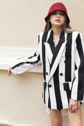 Striped Blazer