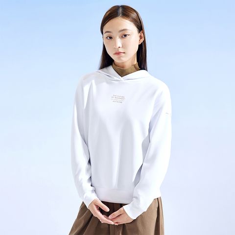 Áo hoodie thể thao nữ ECOCOZY Anta 862337714-3