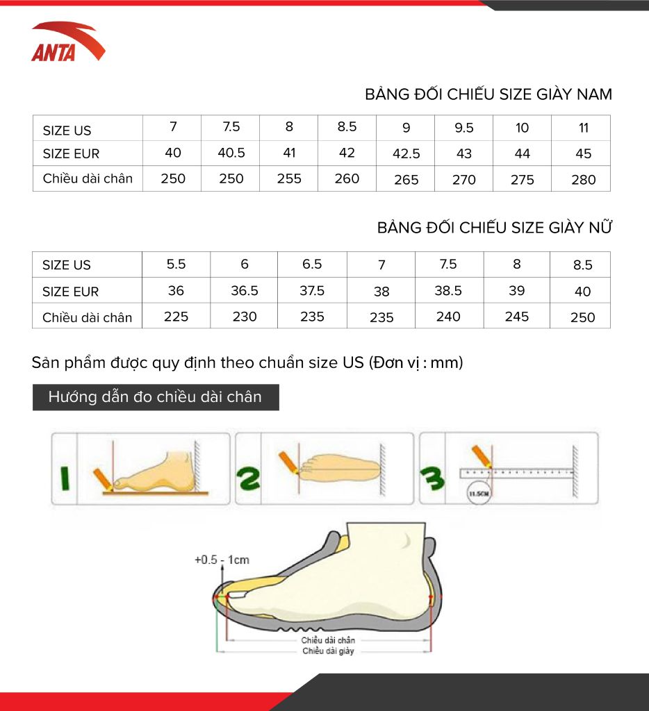 Giày chạy thể thao nam Easy Run ANTA 812235571-5