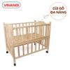 Giường cũi cho bé gỗ thông cao cấp VINANOI - VNC107
