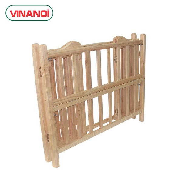 Giường cũi cho bé gỗ thông cao cấp VINANOI - VNC107