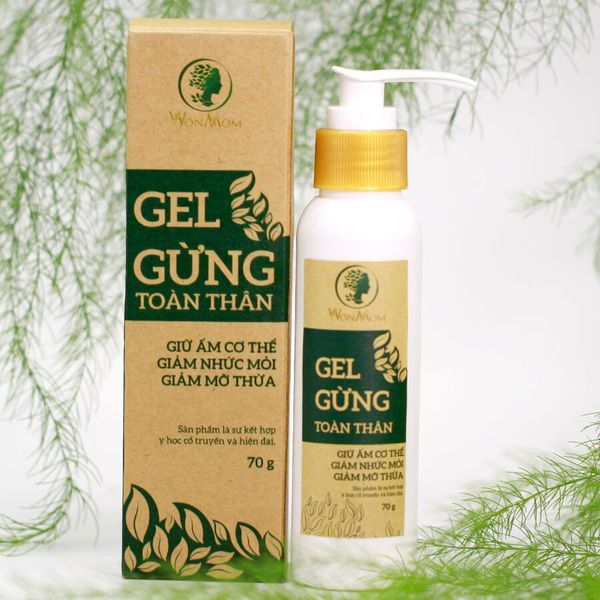 Gel gừng giữ ấm toàn thân Wonmom