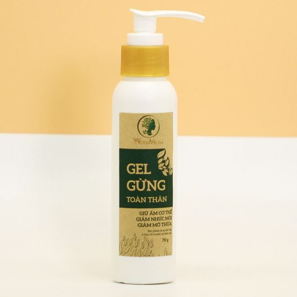 Gel gừng giữ ấm toàn thân Wonmom