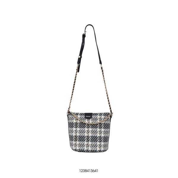  Túi Xách Nữ Dáng Bucket Mix Dạ Tweed Aokang 1238413641 