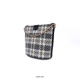  Túi Xách Nữ Dáng Bucket Mix Dạ Tweed Aokang 1238413641 