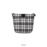  Túi xách dáng bucket mix dạ tweed Aokang 1238413641 