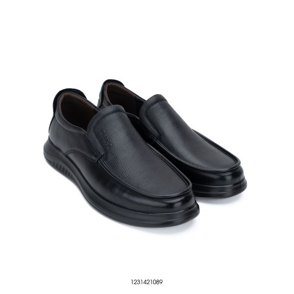  Giày da Loafer đen đế kiểu mới Aokang 1231421089 