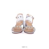  Sandals Nữ Đế Vuông Silver Aokang 1232811113 