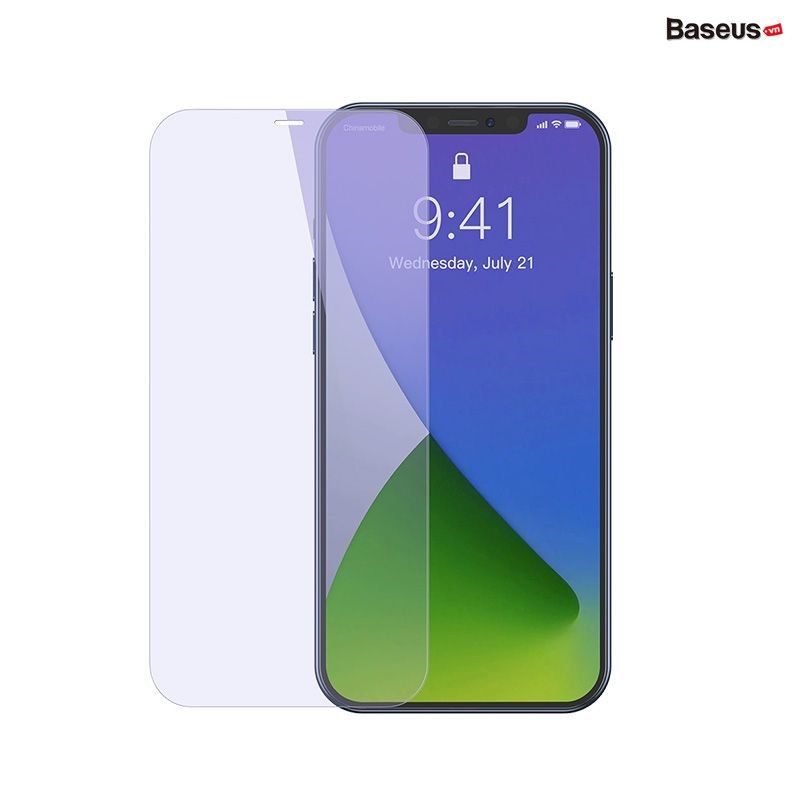 Kính cường lực 5 lớp chống trầy, siêu bền dùng cho iPhone 12 Series Baseus Full-Glass Tempered Glass Film (0.3mm, Bộ 2 miếng)