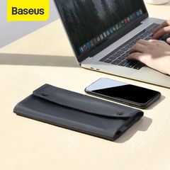 Túi xếp vải dù, chống thấm Baseus Folding Series Laptop Sleeve dùng đựng Macbook/Tablet/Samrtphone và Phụ kiện(Waterproof/Dirt-resistant, Foldable, Digital Device Storage Bag)