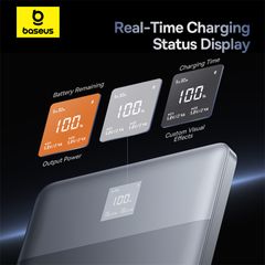 Pin Sạc Dự Phòng Baseus Blade2 Fast-Charging Power Bank with Digital Display Intelligent Edition 12000mAh 65W