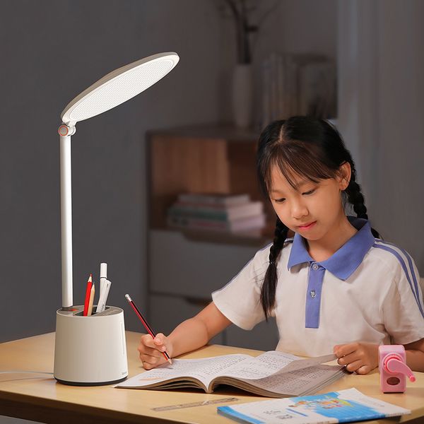 Đèn để bàn làm việc, đọc sách và làm đèn ngủ Baseus Smart Eye Series Full Spectrum Double Light Source AAA Reading and Writing Desk Lamp