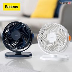 Quạt Mini Để Bàn Baseus Serenity Desktop Fan (USB/2000mAh, Nhỏ gọn Di Động, Có Thể Điều Chỉnh Góc Độ)