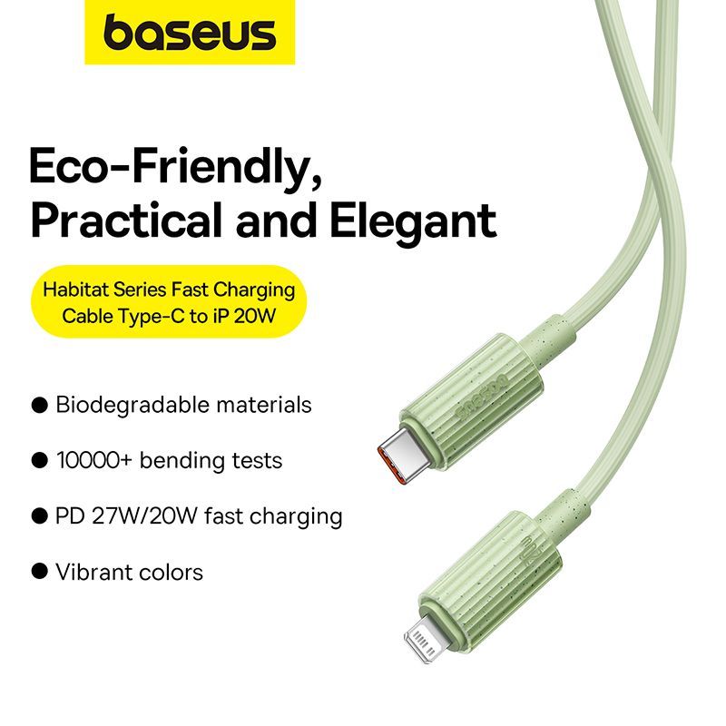 Cáp Sạc Nhanh Baseus Habitat Series Type-C to Lightning PD 20W (Fast Charging Data Cable)