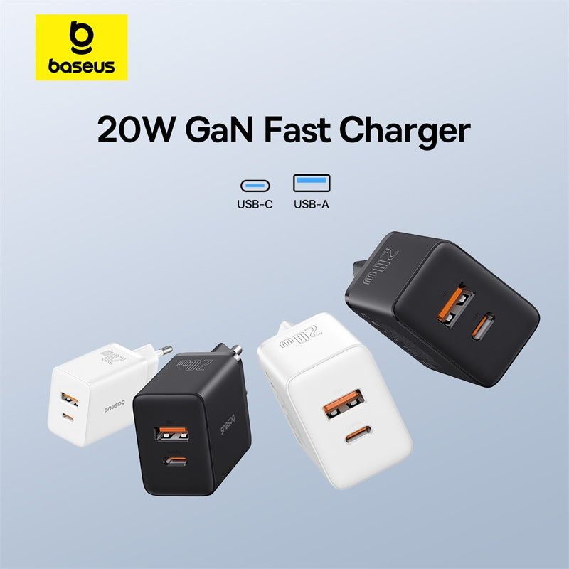 Củ Sạc Nhanh Baseus Cube Fast Charger C+U 20W