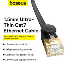 Cáp Mạng LAN 2 Đầu Baseus High Speed CAT7 10Gigabit Ethernet Cable (Flat Cable)