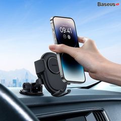 Giá Đỡ Điện Thoại Trên Ô Tô Baseus UltraControl Lite Series Car Holder Gắn Kính và Taplo Siêu Chắc Chắn (Auto Clamping)