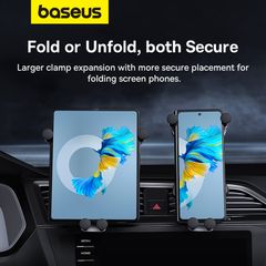 Giá Đỡ Điện Thoại Ô Tô Baseus UltraControl Mega Series Folding Screen Phone Car Mount