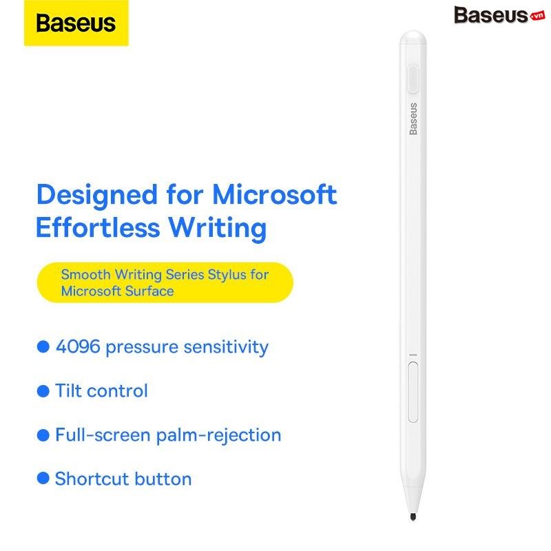 Bút Cảm Ứng Baseus Smooth Writing Series Stylus dùng cho Microsoft Surface (Magnetic, Tilt Palm Rejection,  For Surface Book/ Go/ Pro 2-8)