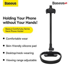 Kẹp Điện Thoại Quàng Cổ Đa Năng Baseus ComfortJoy Series Neck Phone Holder