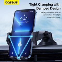 Baseus UltraControl Go Series Clamp-Type Phone Holder Dùng Cho Taplo (Suction Cup Version)