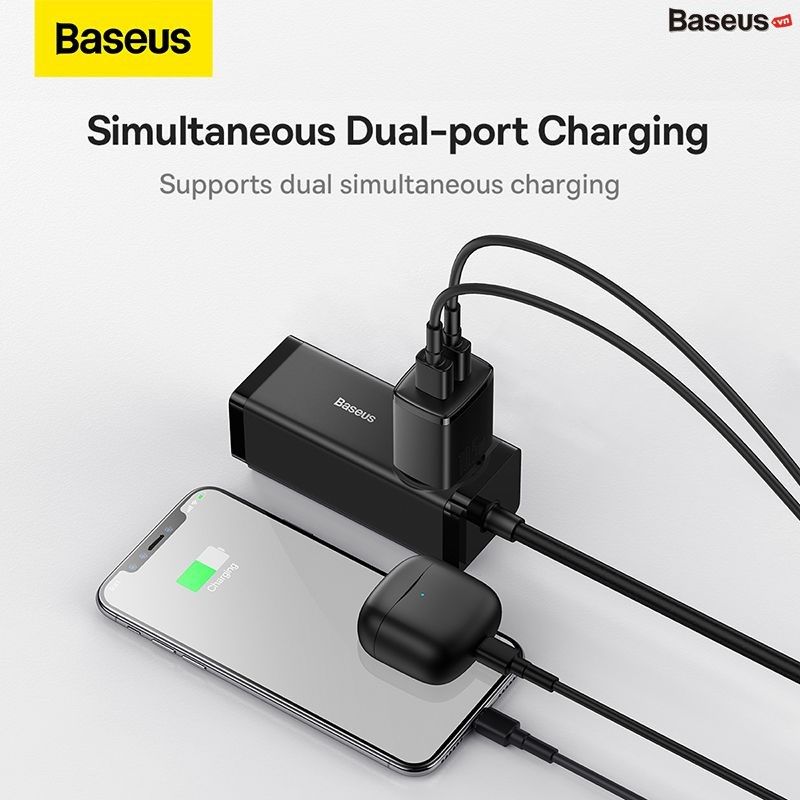 Bộ Sạc Đa Năng Baseus Compact Charger 10.5W 2 Cổng Sạc USB