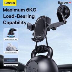 Giá Đỡ Điện Thoại Ô Tô Baseus UltraControl Pro Series Clamp-Type Car Holder Set Dùng Cho Khe Gió Và Taplo