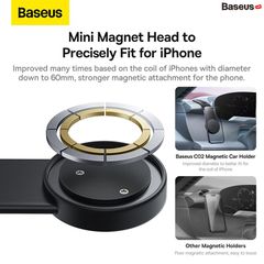 Giá Đỡ Điện Thoaị Nam Châm Trên Ô Tô Baseus C02 Magnetic Phone Holder