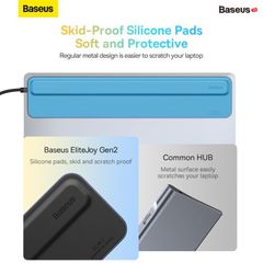 Hub Mở Rộng Đa Năng Baseus EliteJoy Gen2 11 12-Port Type-C HUB Adapter Cho Laptop Macbook iPad Pro (Type-C to HDMI/VGA/USB 3.0/Card Reader/RJ-45/AUX 3.5mm)