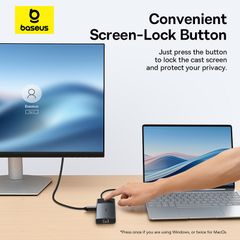 Hub Mở Rộng Kết Nối Baseus Metal Gleam Series II 10-in-1 USB HUB (HDMI4K@120Hz+1*HDMI4K@60Hz+RJ45 SD/TFPD)