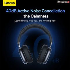 Tai Nghe Chụp Tai Không Dây, Chống Ồn Chủ Động Baseus Bowie H2 ANC, 3D (Bluetooth 5.2, GPS - APP Control, Nearly No-delay Noise-Cancelling Wireless Headphones)