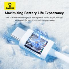 Cáp Sạc Nhanh Baseus Superior Series 2 Fast Charging Data Cable Type-C to Type-C 100W