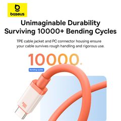 Cáp Sạc Nhanh Baseus 0℃ Series Fast Charging Data Cable Type-C to Type-C 100W