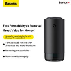 Máy Lọc Không Khí Siêu Phân Tử Baseus Formaldehyde Purifier Phun Sương Nano Loại Bỏ Formaldehyde