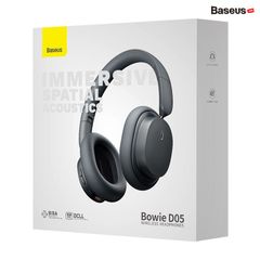 Tai Nghe Chụp Tai Không Dây, Chống Ồn Baseus Bowie D05 ANC, 3D (Bluetooth 5.3, GPS - APP, Nearly No-delay Noise-Cancelling)